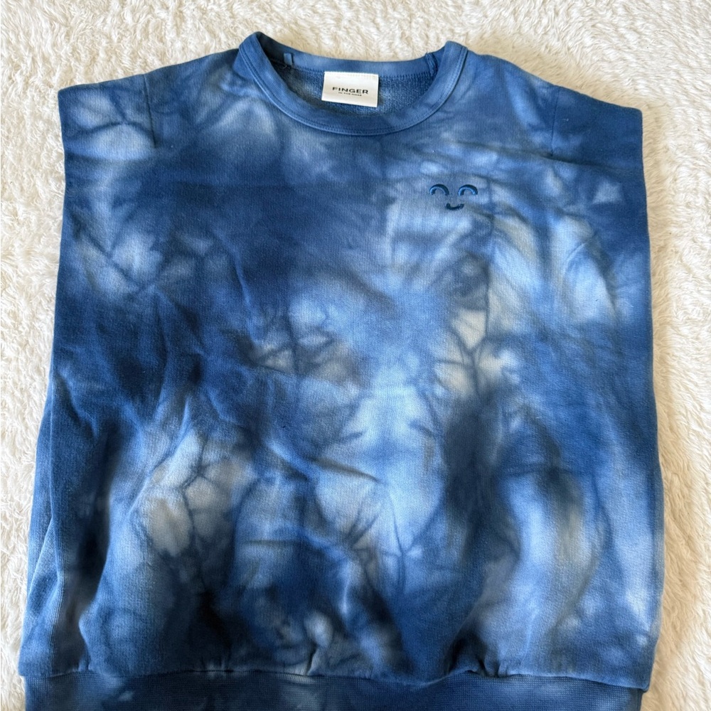 Finger In The Nose Indigo Sweatshirt